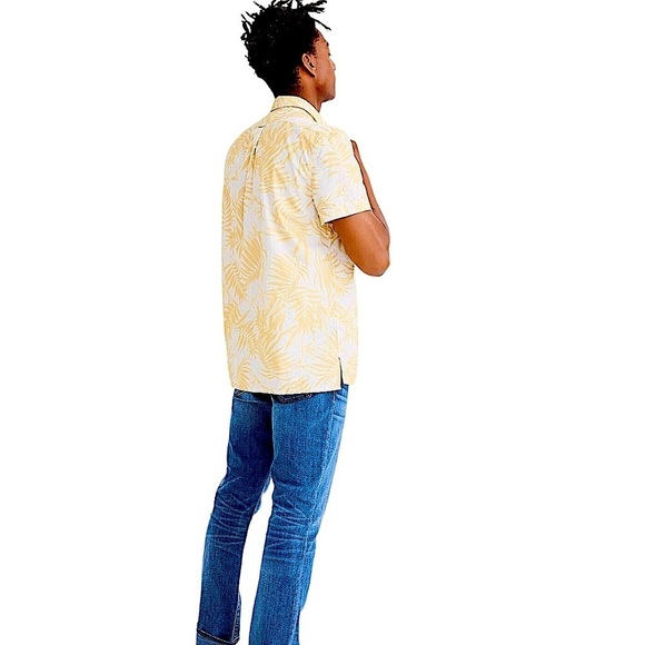 MADEWELL Short Sleeve Pullover Work Shirt In Tropical Print Size XL - Picture 3 of 11